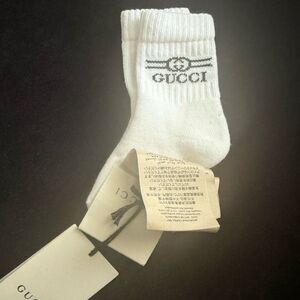 Toddler Gucci White  Socks size 3